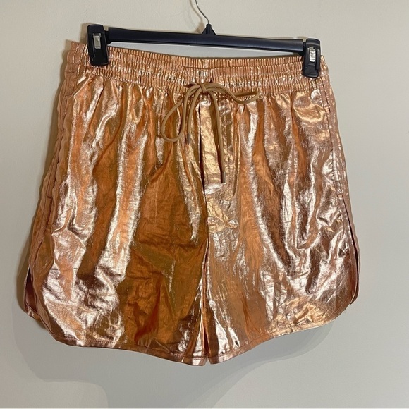 A.L.C. Metallic Gold Ryder Boxer Shorts size small - Picture 6 of 11